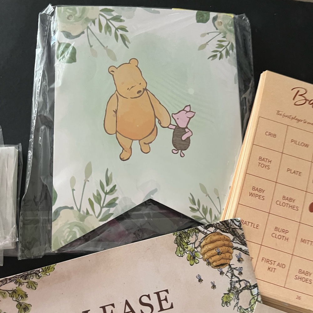 Winnie the Pooh BabyShower Set - Picture 9 of 14
